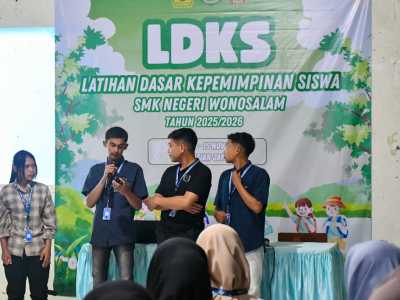 SMK Negeri Wonosalam Gelar Latihan Dasar Kepemimpinan Siswa (LDKS) 2025-2026 : Membentuk Pemimpin Berkarakter dan Berintegritas